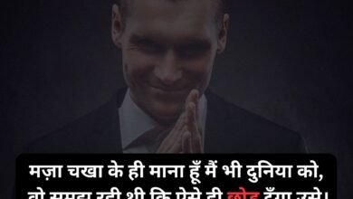 Revenge Shayari In Hindi